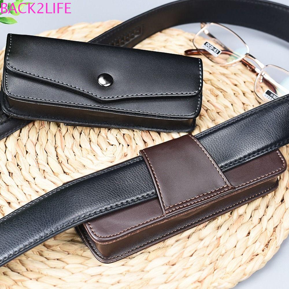 Back2life กระเป๋าคาดเอว หนัง PU สําหรับใส่แว่นตาอ่านหนังสือ