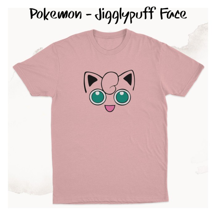 Premium - Pokemon K0163 Jigglue Face Game T-Shirt - Kids 1