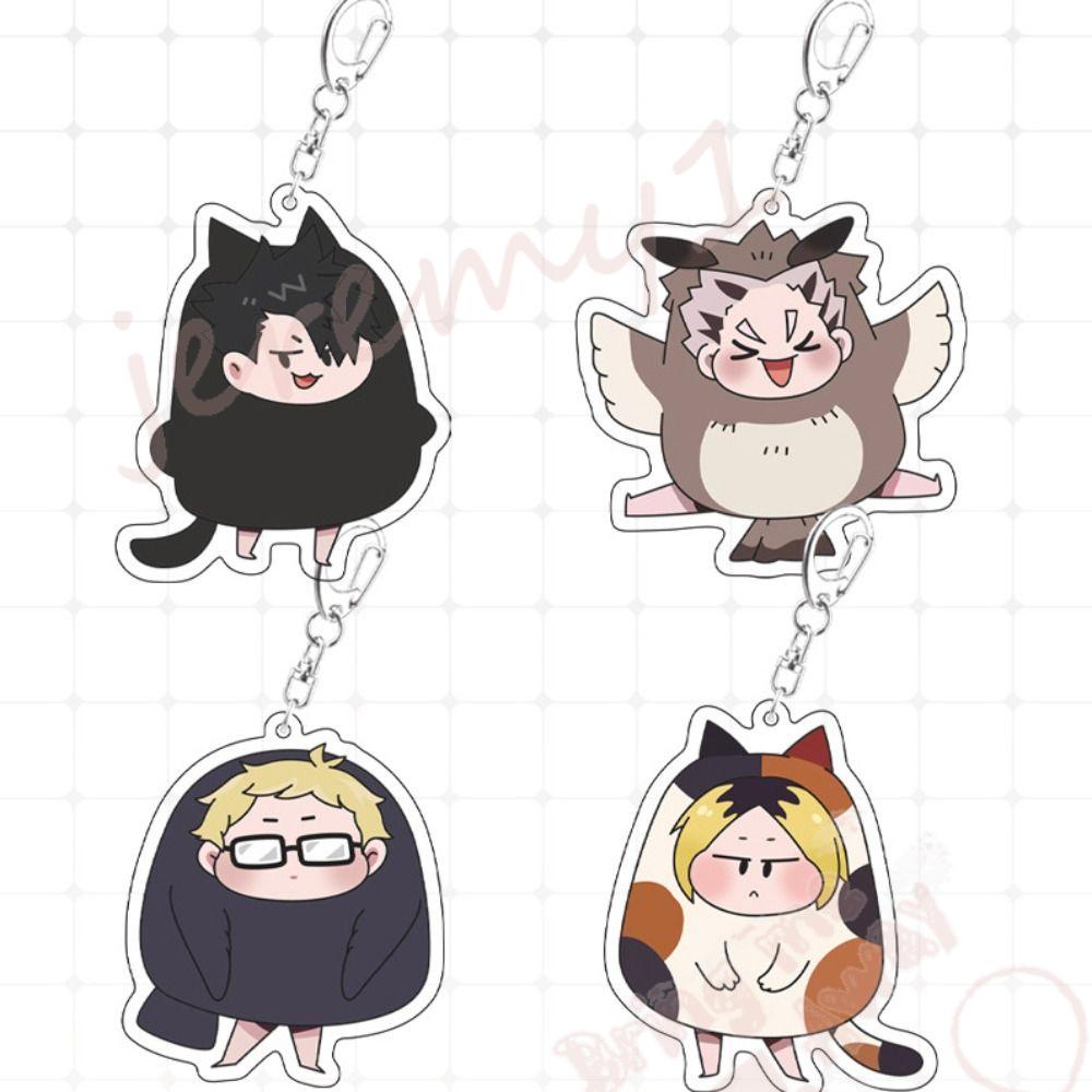 Jeremy1 ไฮคิว!! พวงกุญแจ จี้ซูชิ ไฮคิว!! พวงกุญแจอะคริลิค จี้ตุ๊กตาการ์ตูนอนิเมะน่ารัก สวยหรู สําหรับผู้ชาย