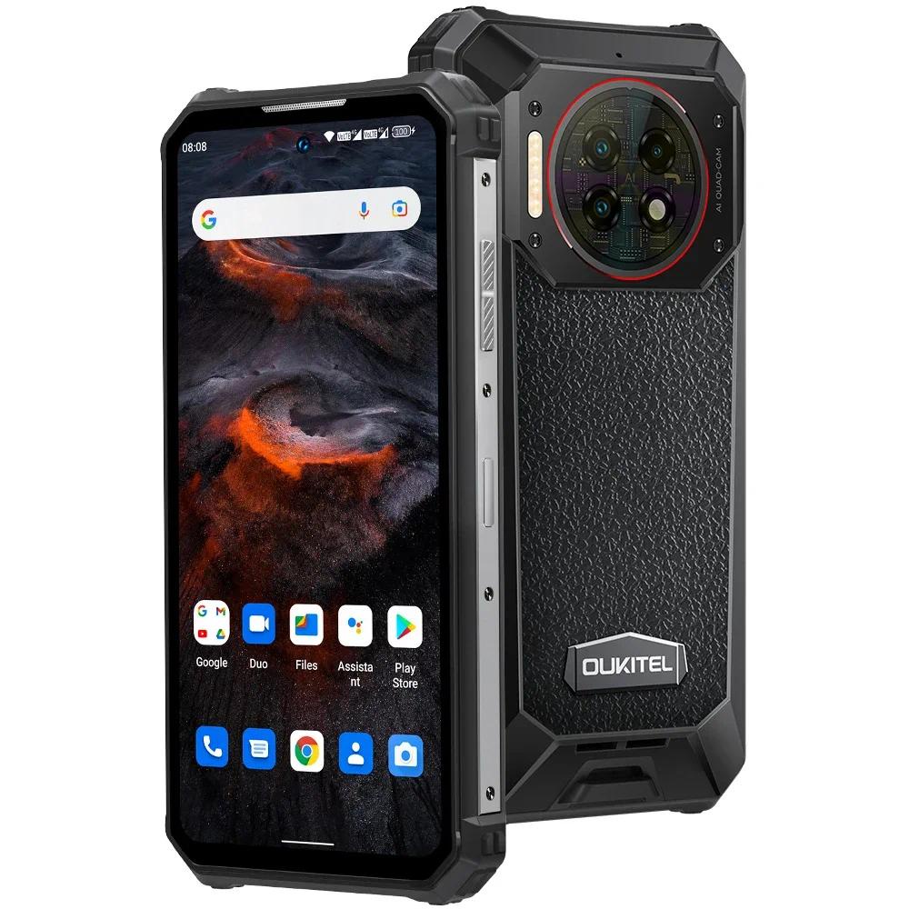 Oukitel WP19 Pro โทรศัพท ์ ที ่ ทนทาน 22000mAh 8GB 256GB สมาร ์ ทโฟน 64MP กล ้ อง Helio G99 โทรศัพท ์ มือถือ 120Hz โทรศัพท ์ มือถือ