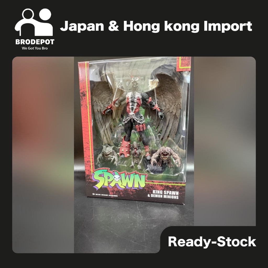 [Ready stock] McFarlane Toys SPAWN MEGAFIG - KING SPAWN WITH WINGS AND MINIONS