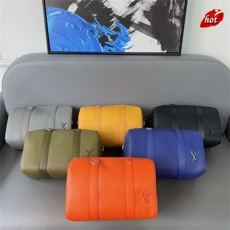 [กล่อง+เข็มขัดกันฝุ่น] L new City Keepall กระเป๋าสะพายข้างทรงกลมกระเป๋าถือคู่
