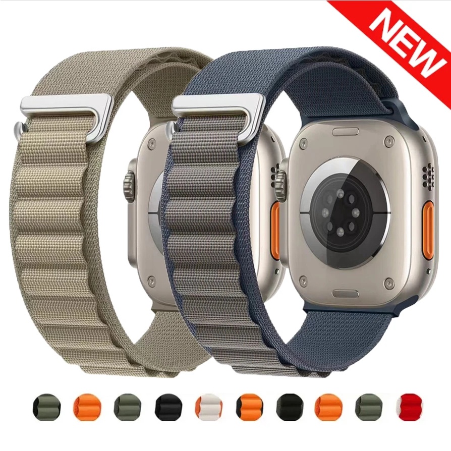 สายนาฬิกาข้อมือ Alpine สําหรับ App*e watch strap 49 มม. 44 มม. 40 มม. 45 มม. 41 มม. 42 มม. 38 มม. iWatch Ultra series 7 6 5 3 se 8 Accessoris