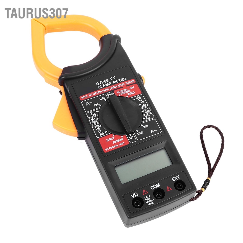 Taurus307 Digital Clamp Meter มัลติมิเตอร์เครื่องทดสอบโวลต์มิเตอร์ความแม่นยำสูง Amp Volt AC DC อัตโนมัติ