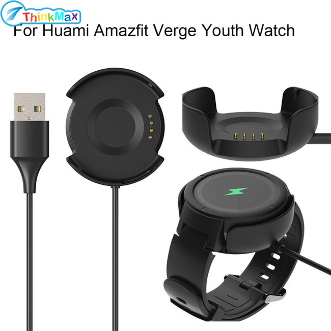 ของแท้ 100% !! แท่นชาร์จ USB สําหรับ Xiaomi Huami Amazfit Verge Youth Watch A1808 Sports Bracelet