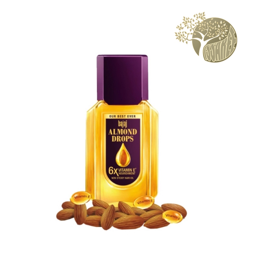 Bajaj Almond oil 🇮🇳 บำรุงทุกปัญหาผมเสีย และบำรุงผิวให้กระจ่างใส