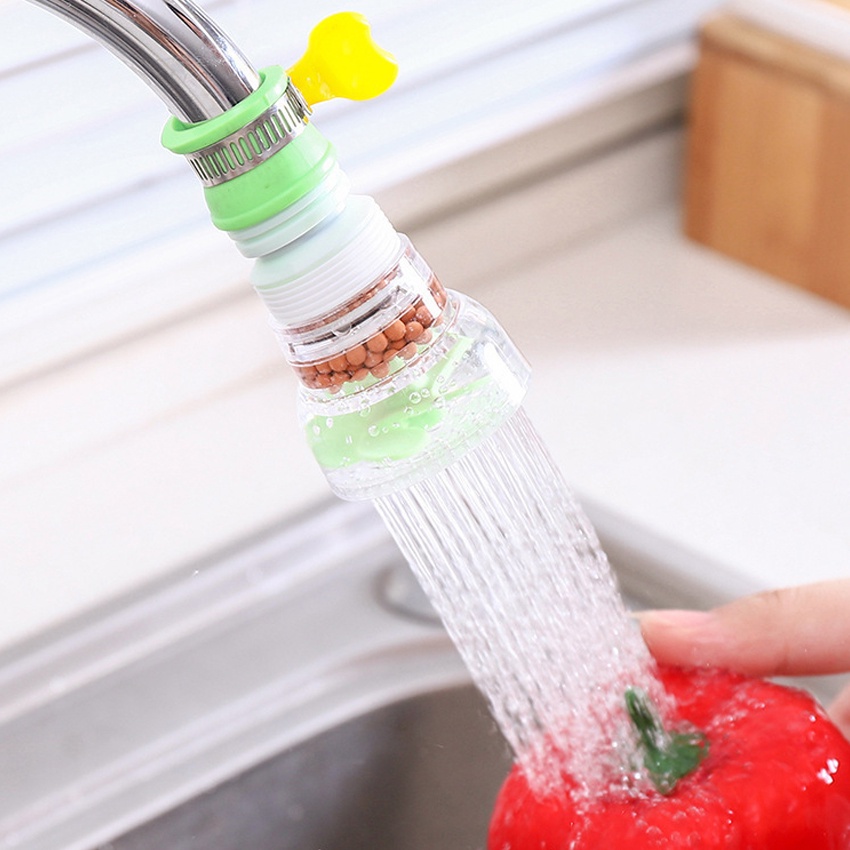 พร้อมส่งหัวต่อก๊อกน้ำ หัวต่อกันน้ำกระเด็น ก๊อกต่อหมุนได้ 360 องศา  Faucet filter ราคา ถูกที่สุด ดีลบีเคเค แกลเลอรีภาพที่ 7