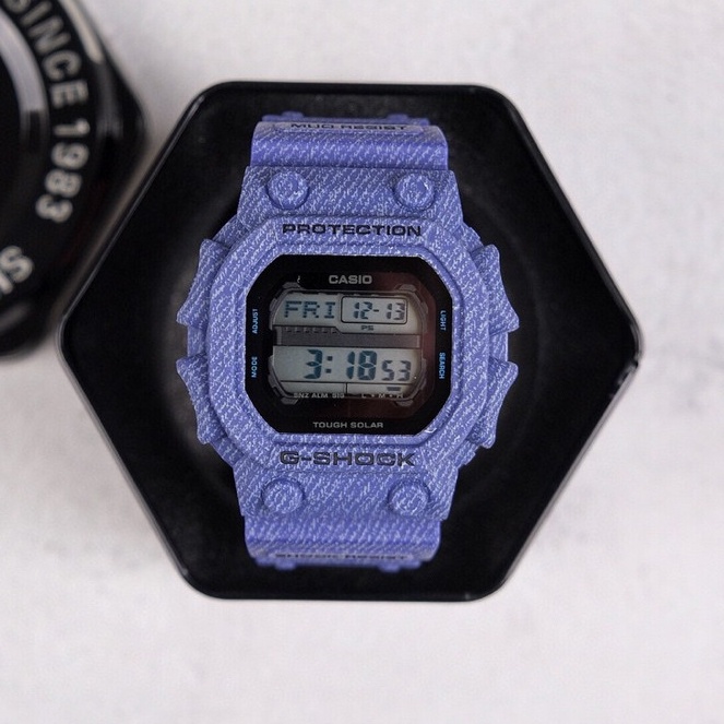 KING GX-56SL-4DR ลายยีนส์ GX-56BB SAND LAND SERIES สายนาฬิกาทนทานรับประกัน 1 ปี gj845