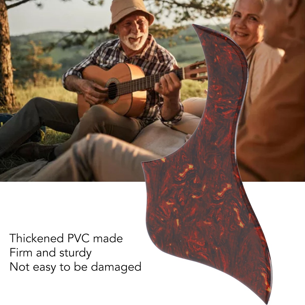 Watching You กีตาร์ Pickguard ป้องกันรอยขีดข่วนตกแต่งหนา PVC Acoustic Guitar Guard Plate