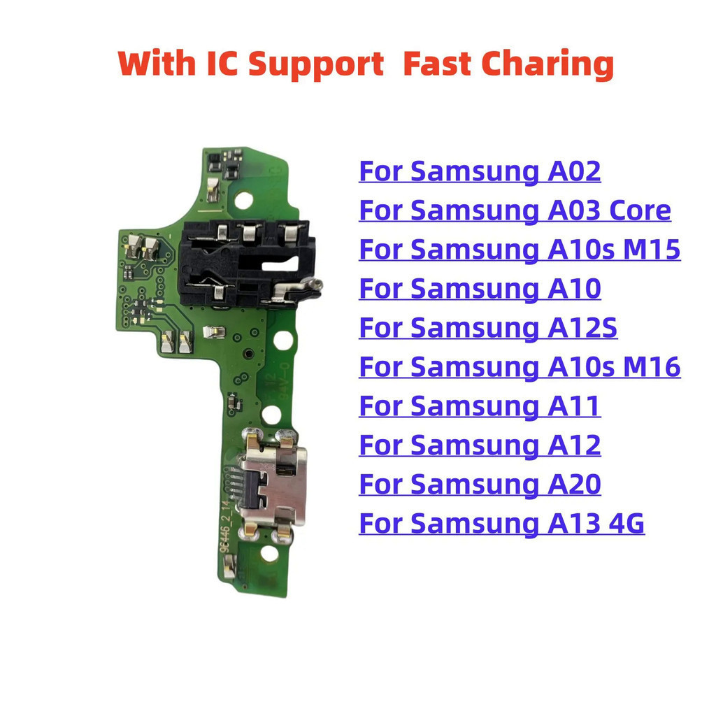 บอร์ดเชื่อมต่อสายชาร์จ USB สําหรับ Samsung A02 A03 Core A10 A10S M15 M16 A11 A12 A12S A13 4G A20