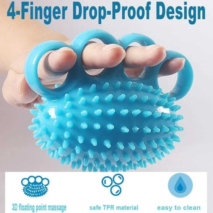 THFS Training Ball 4 Finger Hand Grip Strength Stress Ball J2O41C