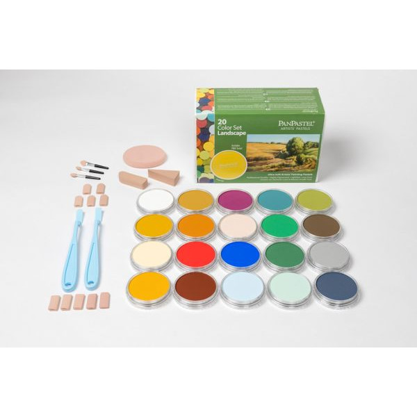 PanPastel Ultra Soft Artist Pastel Set 9ml 20/Pkg - ชุดแนวนอน