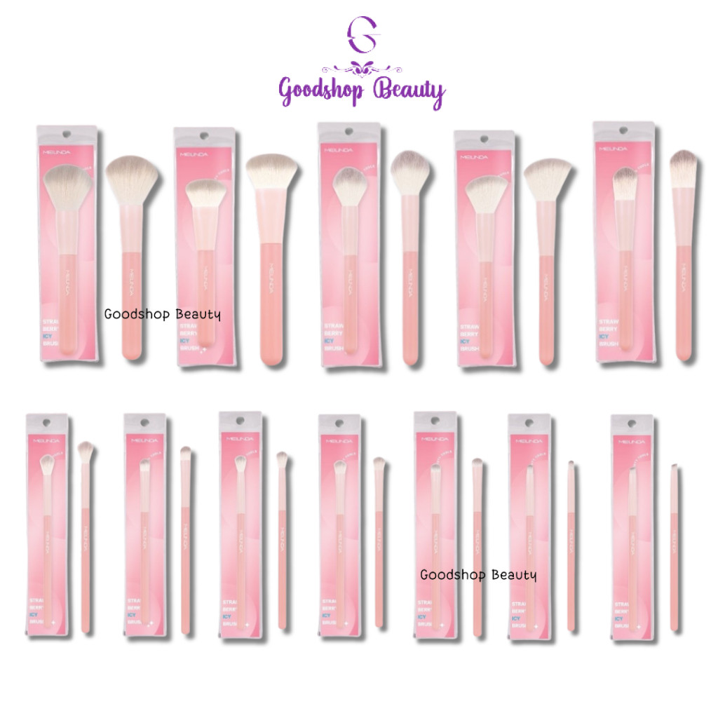 Meilinda Strawberry Icy Brush (MC4314) แปรงแต่งหน้า ขนแปรงนุ่ม