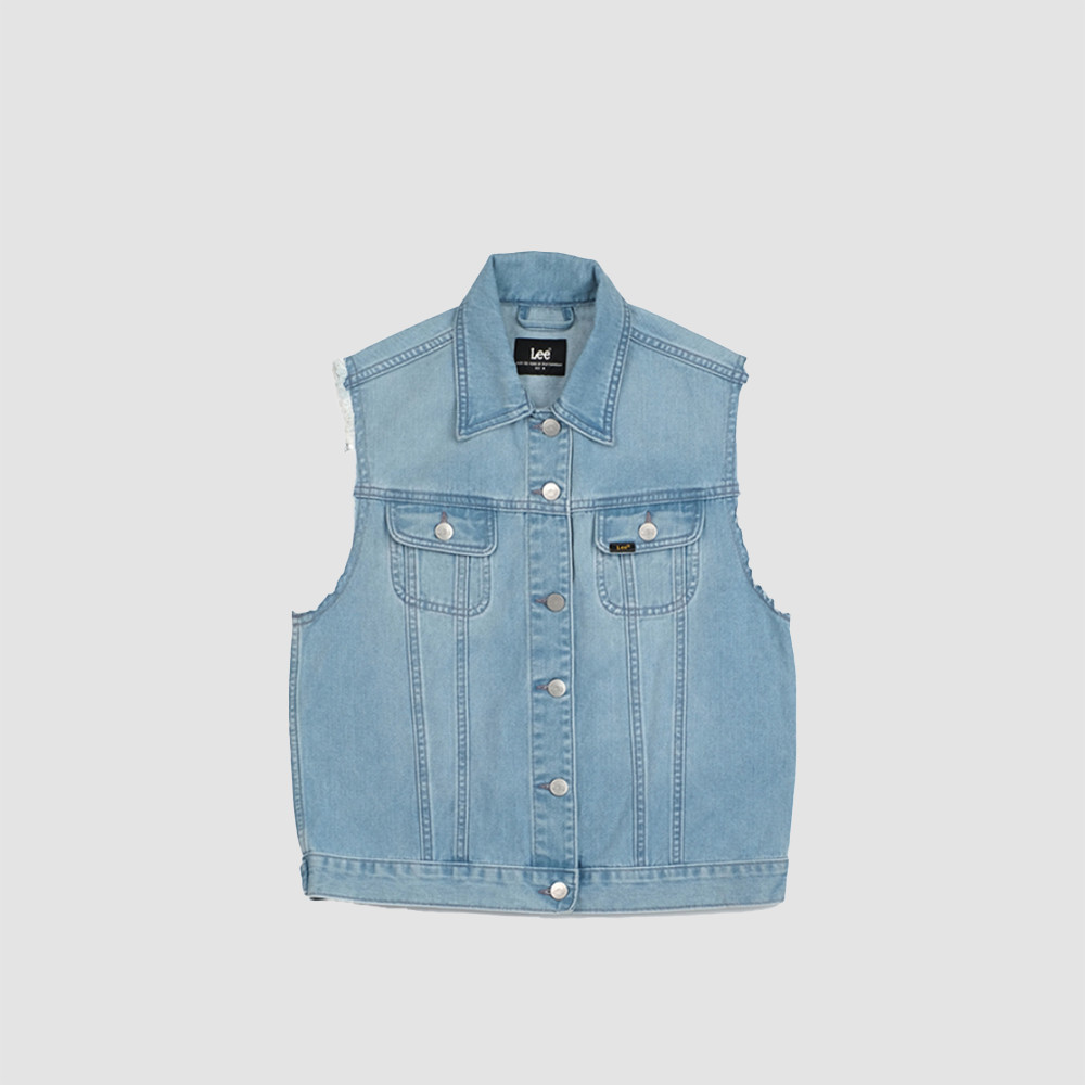 LEE เสื้อกั๊กผู้หญิง รุ่น LE S324WVESN79 สียีนส์อ่อน