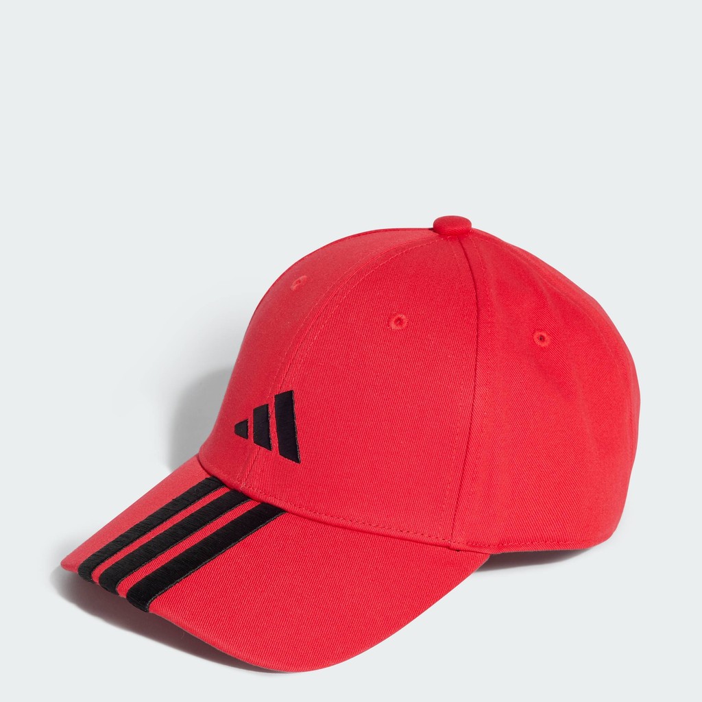 adidas ไลฟ์สไตล์ หมวกเบสบอล 3-Stripes New Logo Unisex สีแดง JP0387