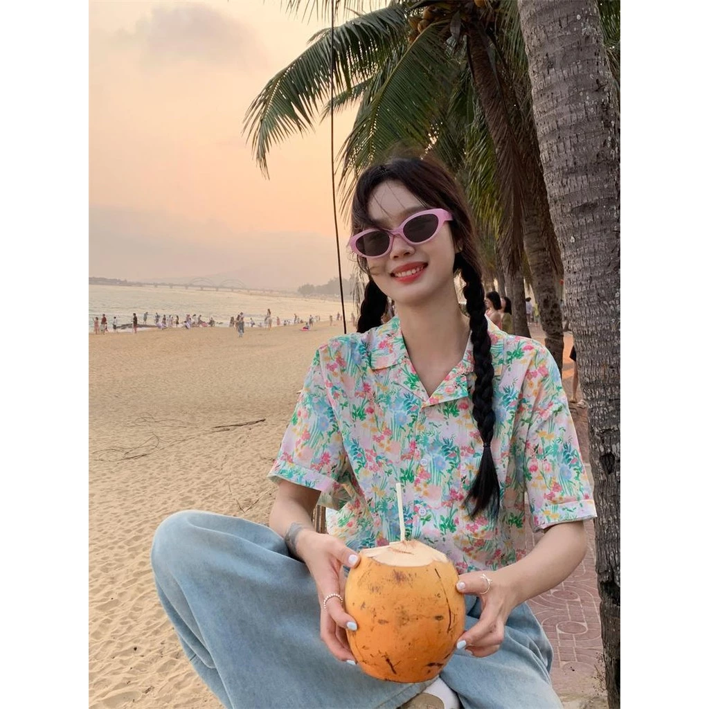 mimi&didi เสื้อแขนสั้นลายดอกไม้ W374 thumbnail 7