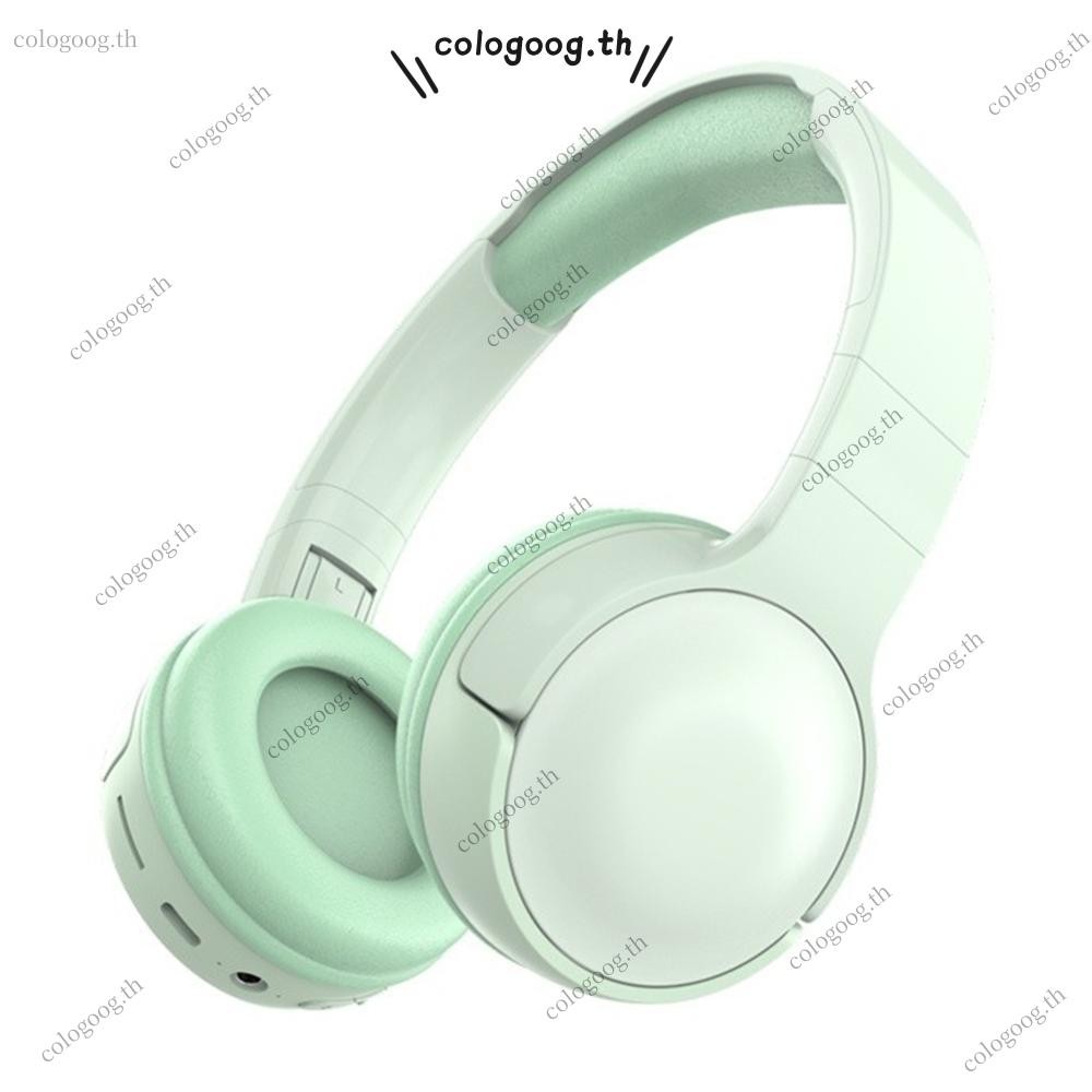 หูฟังครอบหูที่รองรับบลูทูธไร้สายชุดหูฟังเวลาเล่น 10 ชม. เบสลึก