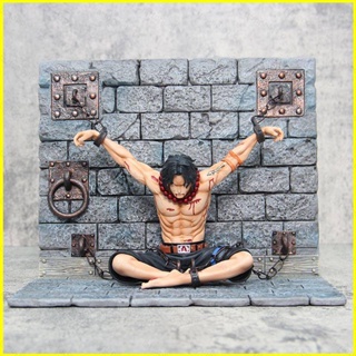 Yyds โมเดลฟิกเกอร์ One Piece Top War Ace Action Figure Penitentiary Ace ของเล่นสําหรับเด็ก ตกแต่งบ้าน เก็บสะสม