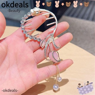 Okdeals กิ๊บติดผม โลหะ พลอยเทียม สําหรับผู้หญิง