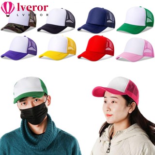 Lveror หมวกเบสบอล ผ้าตาข่าย แฟชั่นฤดูร้อน