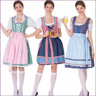 Cwc ชุดเดรส ผ้าเบียร์ ลาย The Munich Oktoberfest สําหรับปาร์ตี้ฮาโลวีน