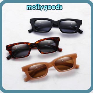 Moilyhd แว่นตากันแดด ทรงสี่เหลี่ยมผืนผ้า สไตล์อินเทรนด์ ป้องกัน UV400 กรอบสี่เหลี่ยม สําหรับผู้หญิง