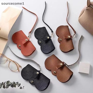 [sourcecome1] ใหม่ เคสกระเป๋าหนัง แฮนด์เมด สไตล์เรโทร สําหรับใส่แว่นตากันแดด [sourcecome1]