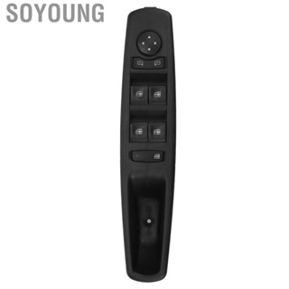 Soyoung Side Window Master Switch Front Left Scratch Resistant Rainproof Clear Buttons 254000008R Comfortable Touch Sensitive for