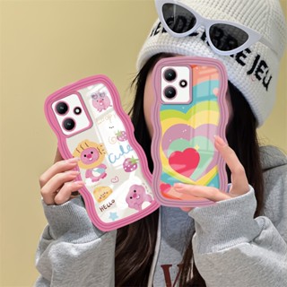 เคสโทรศัพท์มือถือ TPU ขอบลายคลื่น หลากสี สําหรับ Infinix Hot 30i Note 12 G96 Note11S NfC Hot20S Hot 9 10 Play Samrt 7 6 5 HOSTR