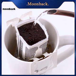 &lt;moonback&gt; ถุงกรองกาแฟดริป แบบเดี่ยว สะดวก สําหรับบ้าน และสํานักงาน 25 50 แพ็ค