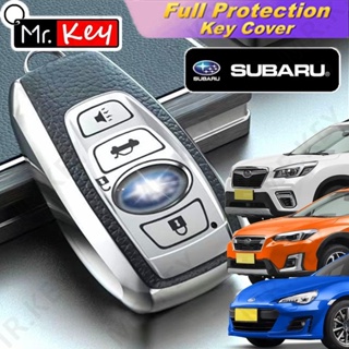 【Mr.Key】เคสกุญแจรถยนต์หนัง Tpu อุปกรณ์เสริม สําหรับ Subaru XV BRZ Forester Legacy Outback