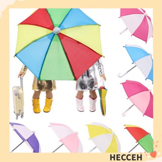 Hecceh ร่มสีรุ้ง ขนาด 18 นิ้ว 43 ซม. สําหรับบ้านตุ๊กตา