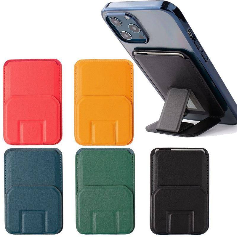 กระเป๋าการ์ดกระเป๋าเงินที่มีสไตล์และใช้งานได้สำหรับ iPhone 13/12/14 Pro Max พร้อม Magsafe - มีที่วาง