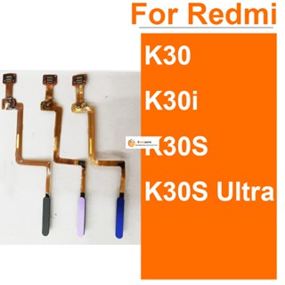 Guoyin-fingerprint เซนเซอร์เชื่อมต่อ สําหรับ Xiaomi Redmi K30 K30i K30S Ultra Power Button Home Touch Fingerprint Reader Flex Cable Parts