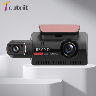 Tcuteit กล้องบันทึกข้อมูล HD 1080P พร้อมเซนเซอร์ WIFI G สําหรับรถยนต์