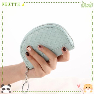 Nextth กระเป๋าสตางค์ หนัง PU ขนาดเล็ก น่ารัก ใส่บัตรได้ สําหรับผู้หญิง