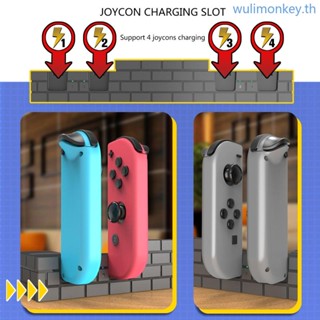 Wu ฐานชาร์จ 4 ซ็อกเก็ต สําหรับ Switch Joy Con