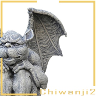 [Chiwanji2] ฟิกเกอร์รูปปั้น Gargoyle สําหรับตกแต่งสวน