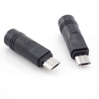 DC หญิงแจ็ค 5.5*2.1 มม.USB 2.0 ชาย mirco ประเภท c ปลั๊กหญิงแจ็ค 5V Connector converter อะแดปเตอร์สําหรับแล็ปท็อป TH23B2