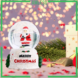 [Amleso] ลูกโลกหิมะ คริสต์มาส ตกแต่งโต๊ะ ลูกบอลแก้ว สําหรับเด็ก ของขวัญคริสต์มาส ปีใหม่