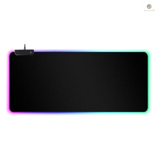 Pcexpert)rgb แผ่นรองเมาส์เกมมิ่ง มีไฟ Led ขนาดใหญ่ 800x300x4 มม. 14 โหมด สําหรับ Gamer HOT 1