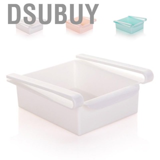 Dsubuy Retractable Drawer Type  Storage Box   Keeping Classified Organizer Container  Fridge Shelf Holder Plastic Bins