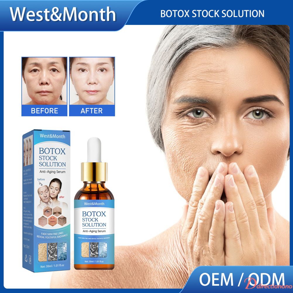 Botox Stock Solutionเซรั่มครีมต่อต้านริ้วรอยLift Firming Whitening Moisturizingสำหรับผู้หญิงSkin Care 30Ml DIRE