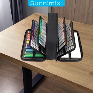 [Sunnimix1] กระเป๋าดินสอ มีซิป ขนาดใหญ่ 300 ช่อง สําหรับใส่แปรงแต่งหน้า เครื่องเขียน