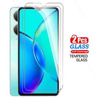 2Pcs For Vivo Y27 4G Full Cover Tempered Glass Screen Protector Vovi Vavo Y35+ Y35 Plus 5G VivoY27 VivoY35 Y 27 Protective Film