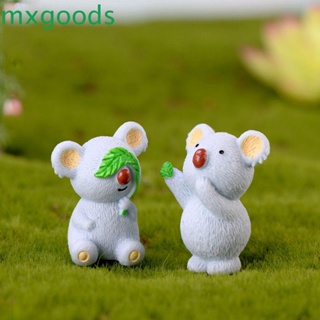 Mxgoods ฟิกเกอร์โคอาล่า รูปสัตว์ ขนาดเล็ก สําหรับตกแต่งภูมิทัศน์ DIY