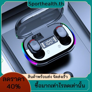 K 10 ชุดหูฟังสเตอริโอดิจิทัล จอแสดงผล LED ตัดเสียงรบกวน หูฟังอินเอียร์ ควบคุมแบบสัมผัส บลูทูธ 5.3 ชุดหูฟังไร้สาย