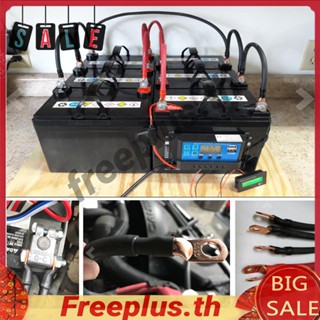 สายเคเบิลแบตเตอรี่ ทองแดง 8AWG 3/8 พร้อมท่อหดความร้อน 10 ชิ้น [freeplus.th]