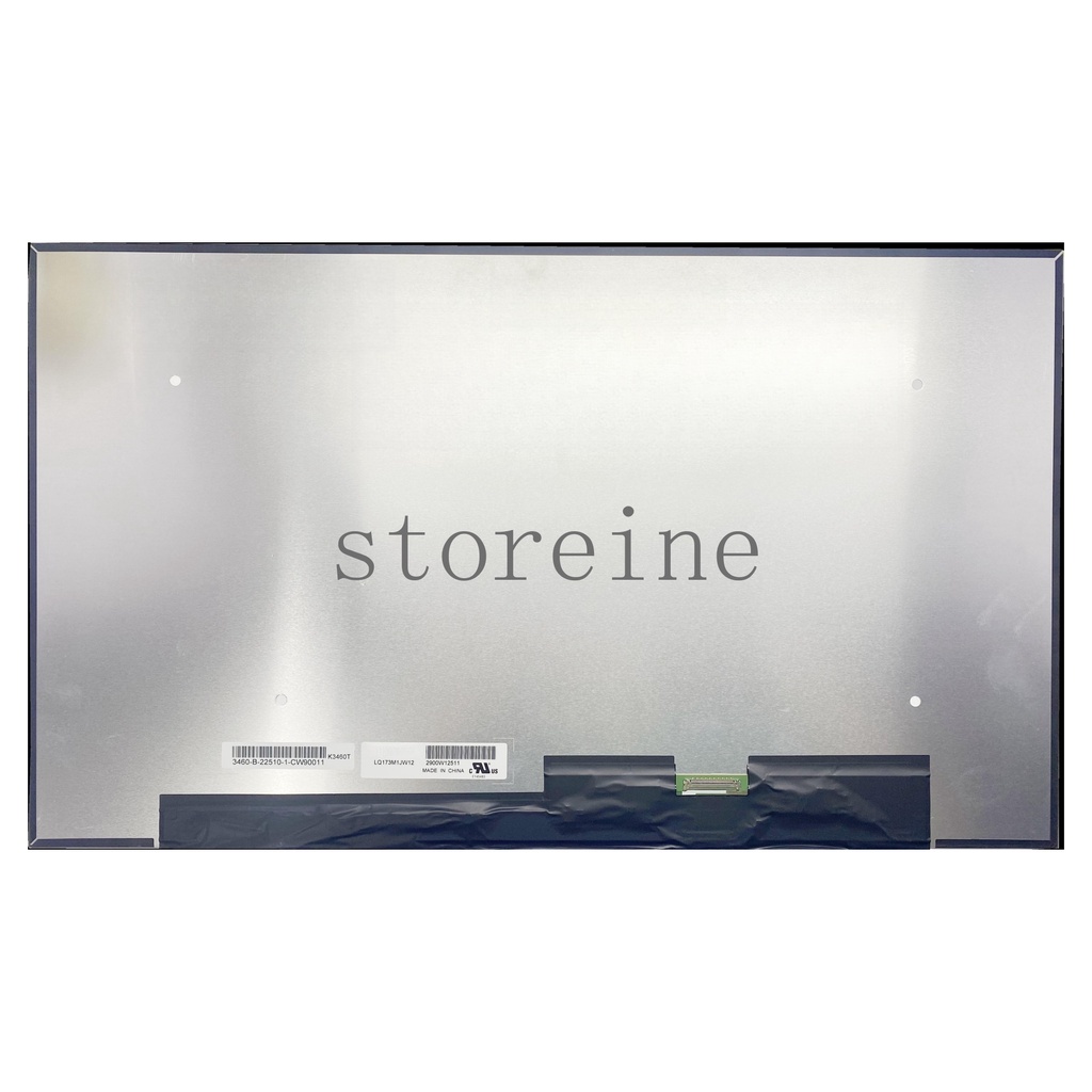 LQ173M1JW12 สําหรับ Aorus 17 XE4 17 XE4 Matrix แล็ปท็อปหน้าจอ LCD FHD 1920X1080 IPS 360Hz 40pins