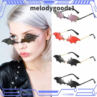 MELODYGOODS1 แว่นตากันแดด UV400 สไตล์สตรีท สําหรับผู้หญิง 2 4 ชิ้น